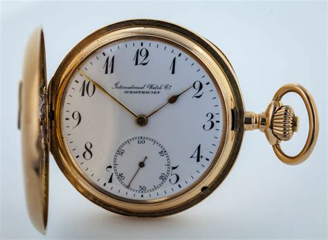 iwc gold pocket watch